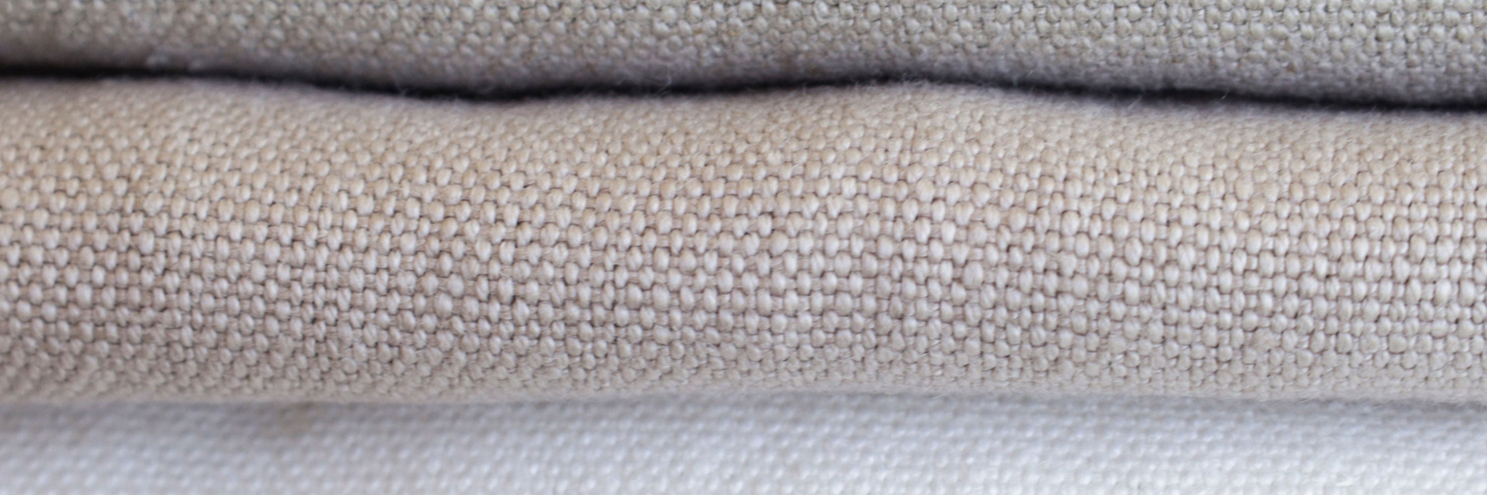 Heavy linen curtains