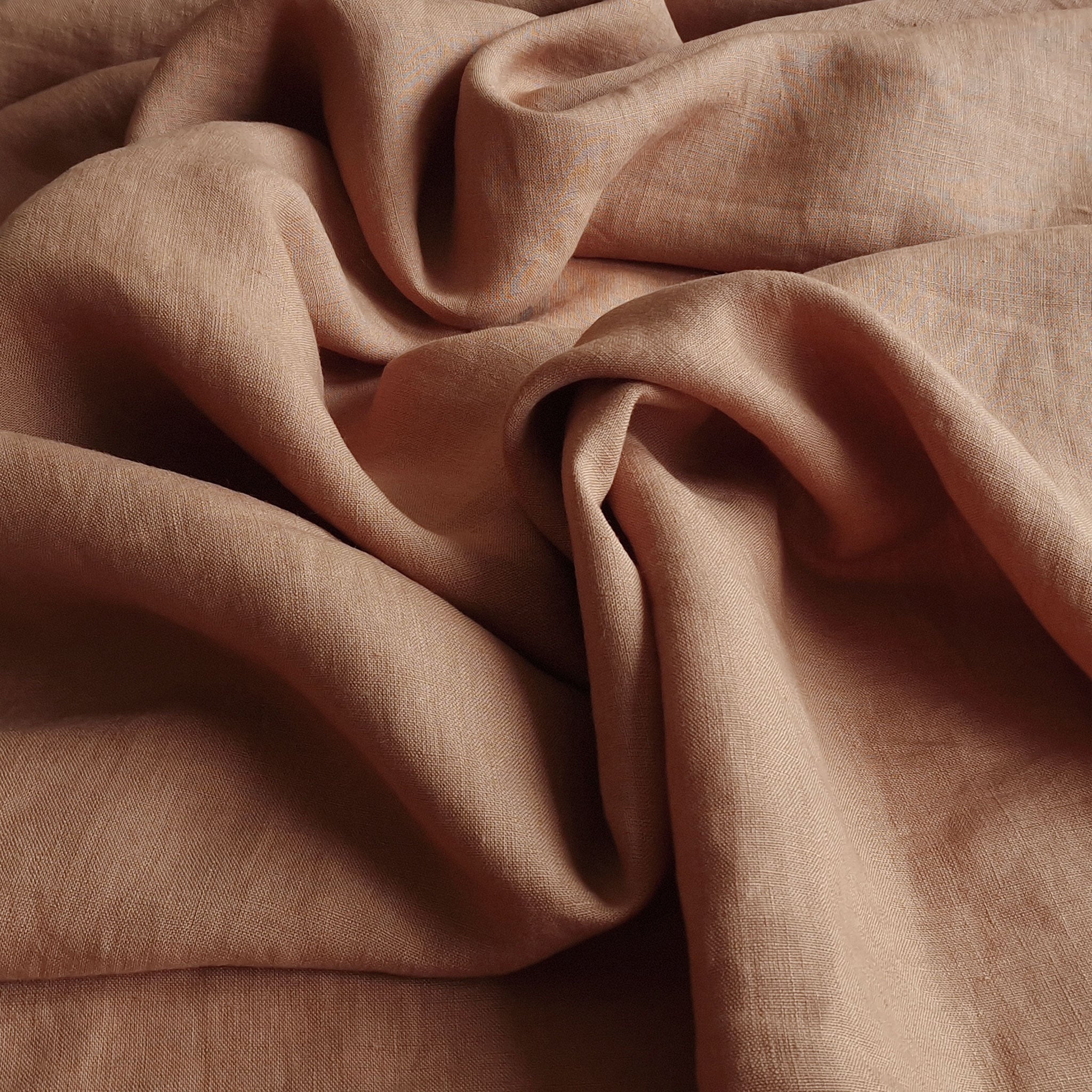 Linen fabric Camel