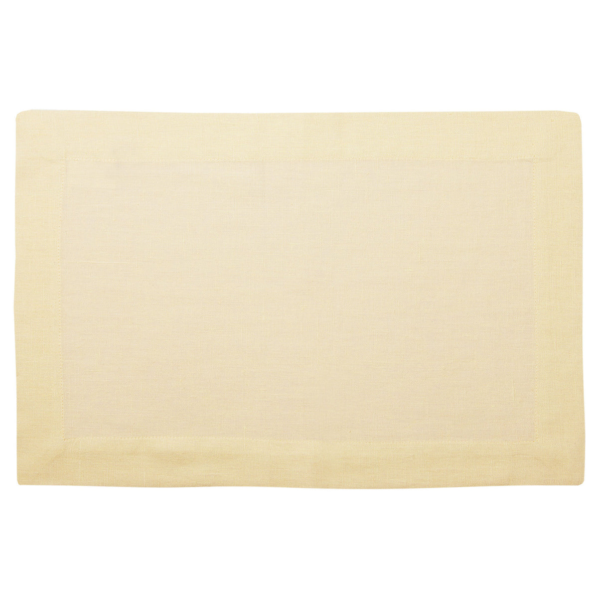 Linen placemat Butter yellow