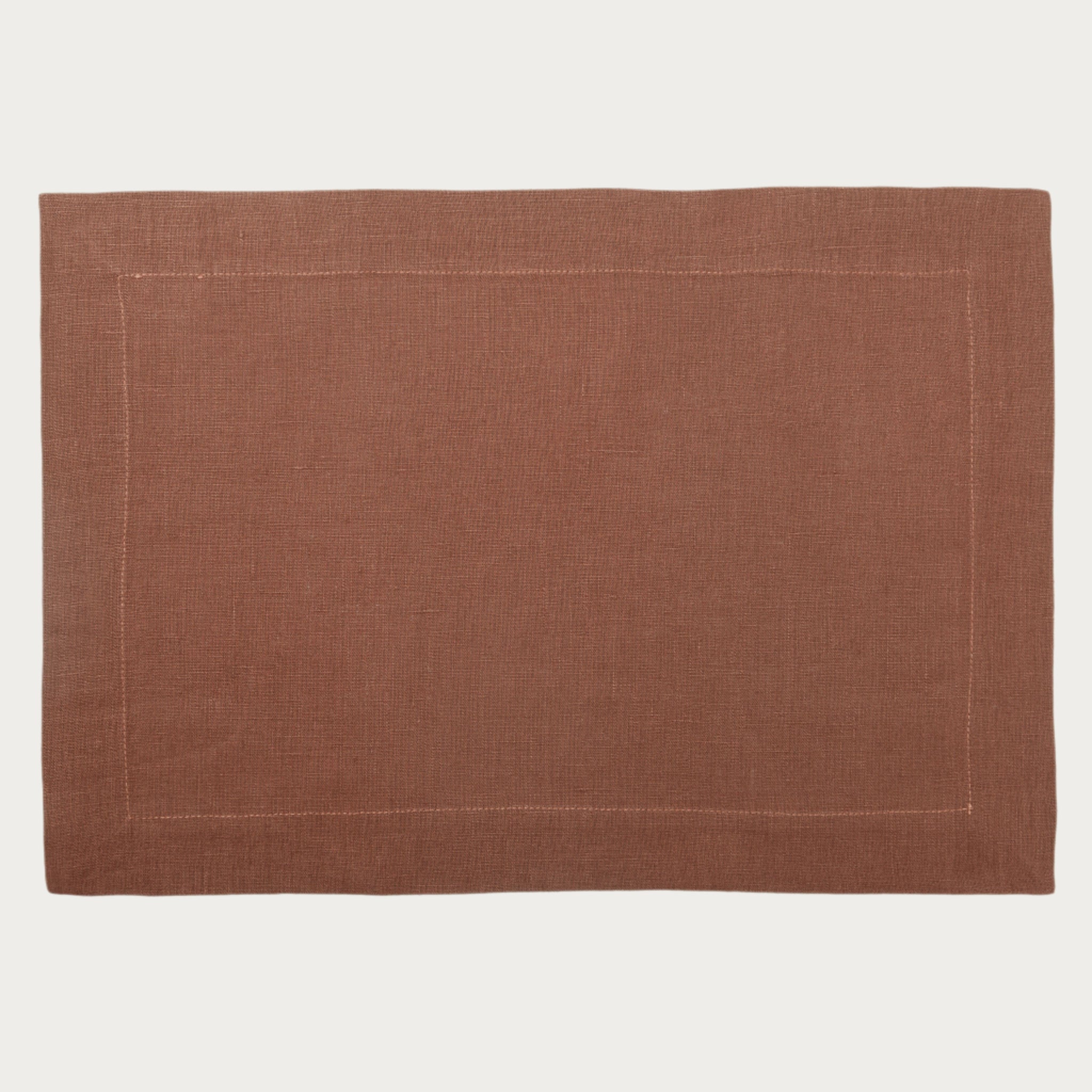 Linen placemat Deep mocha