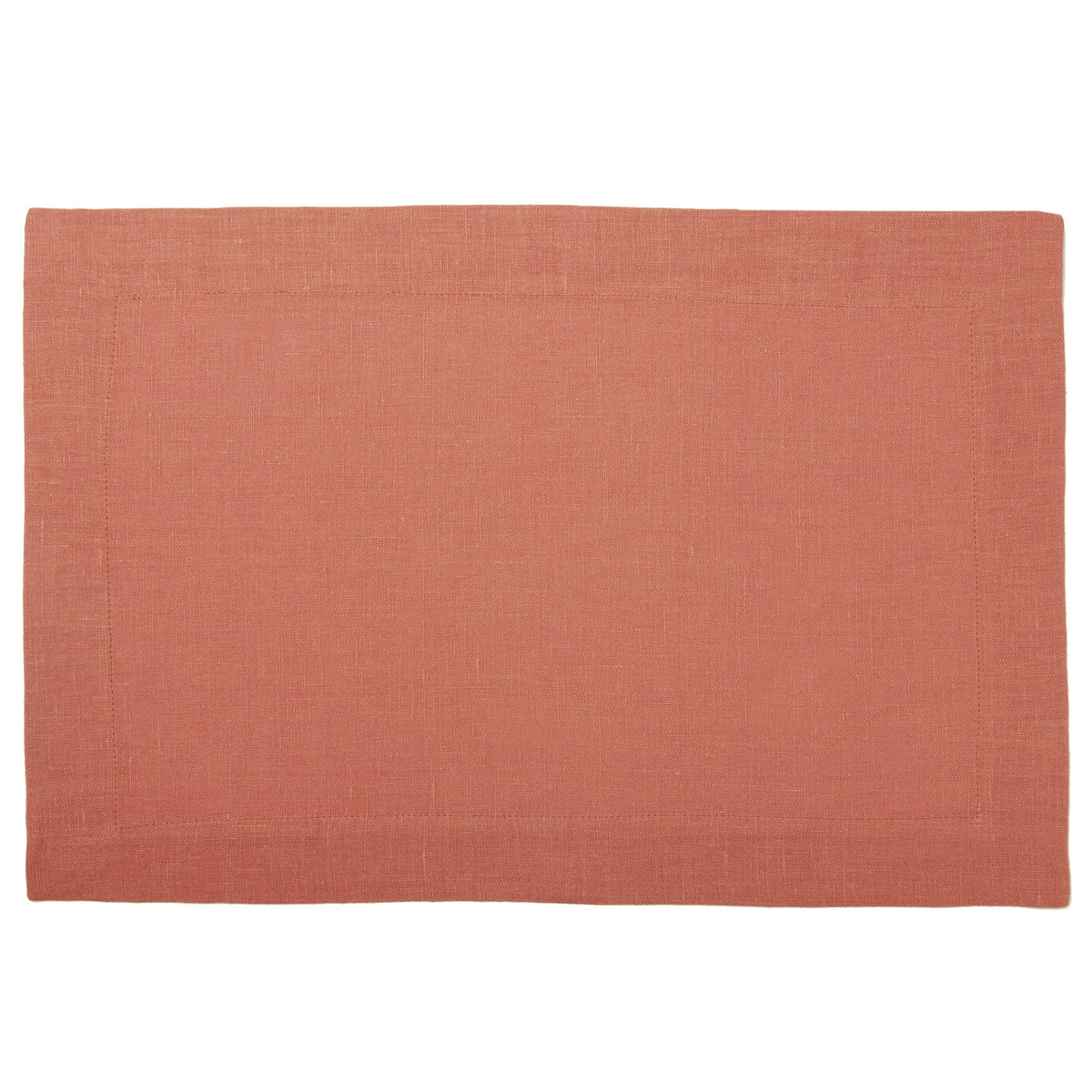 Linen placemat Marsala rose