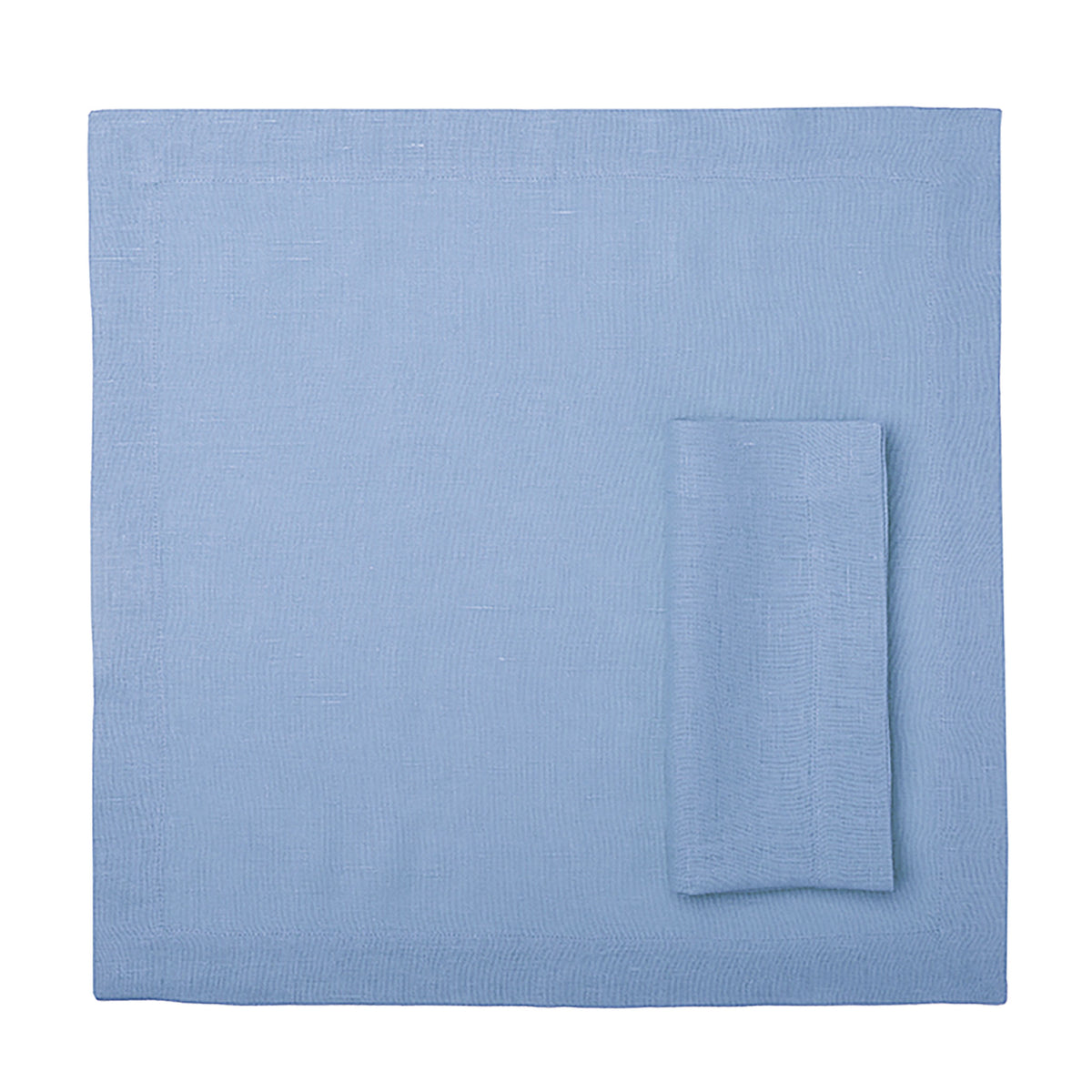 Linen table napkin Blue mist
