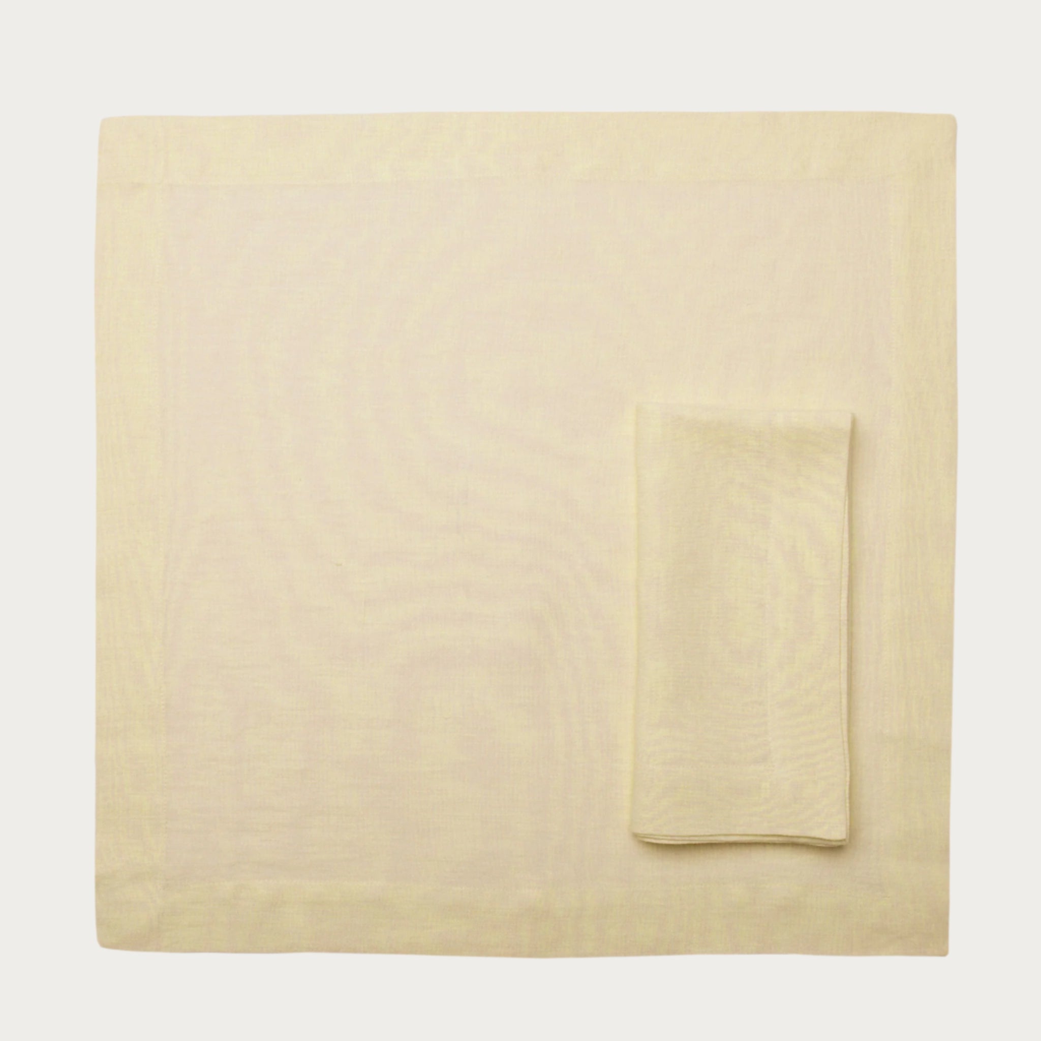 Linen table napkin Butter yellow
