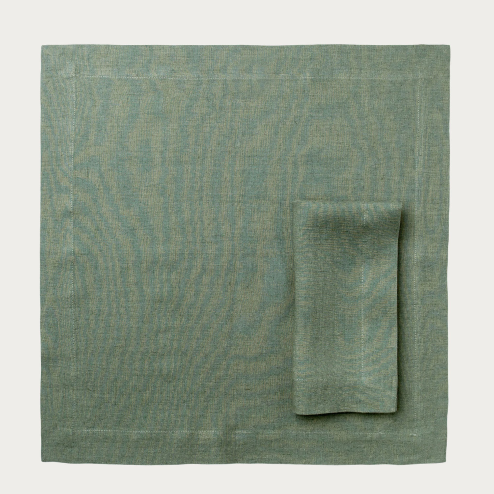 Linen table napkin Moss green