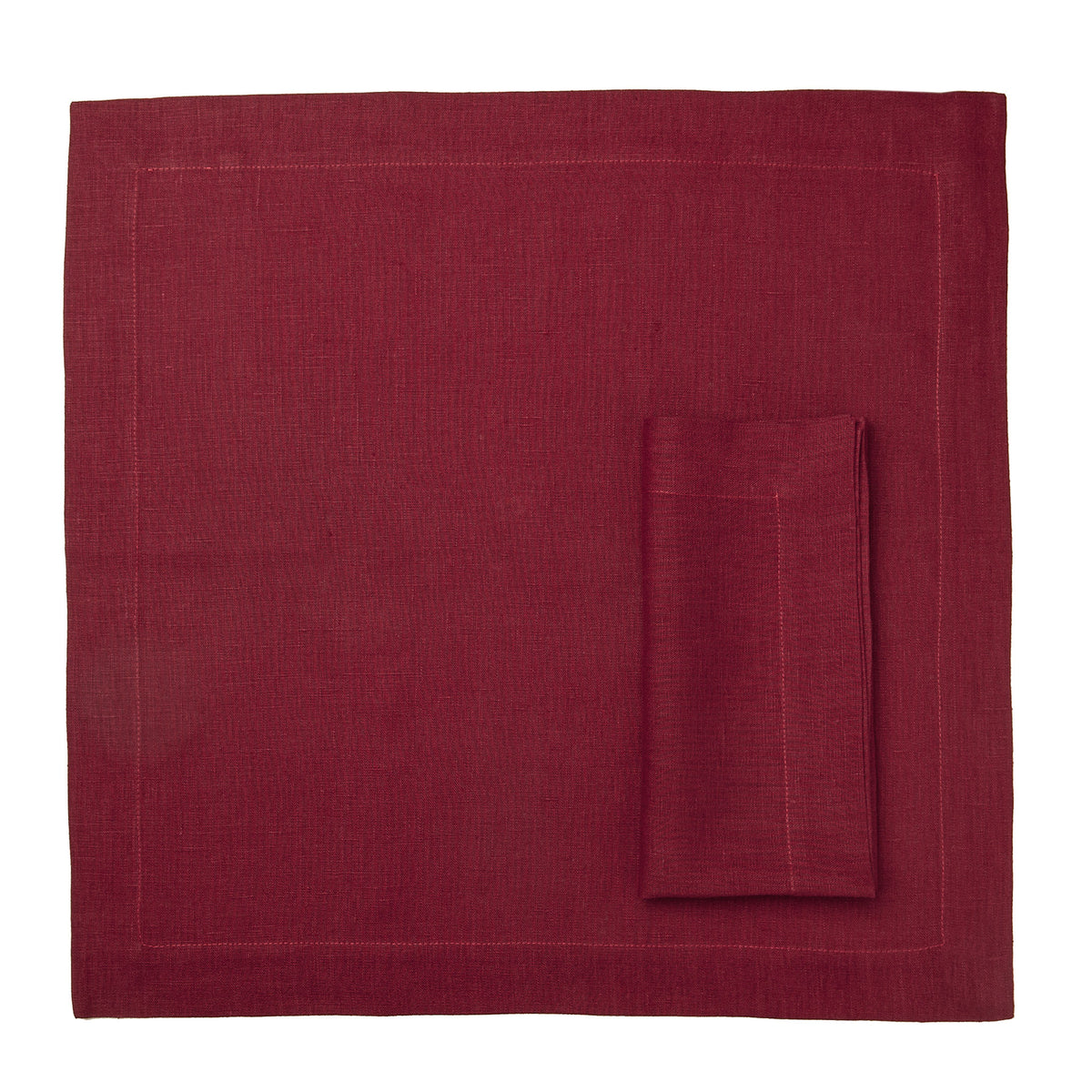 Linen table napkin Wine