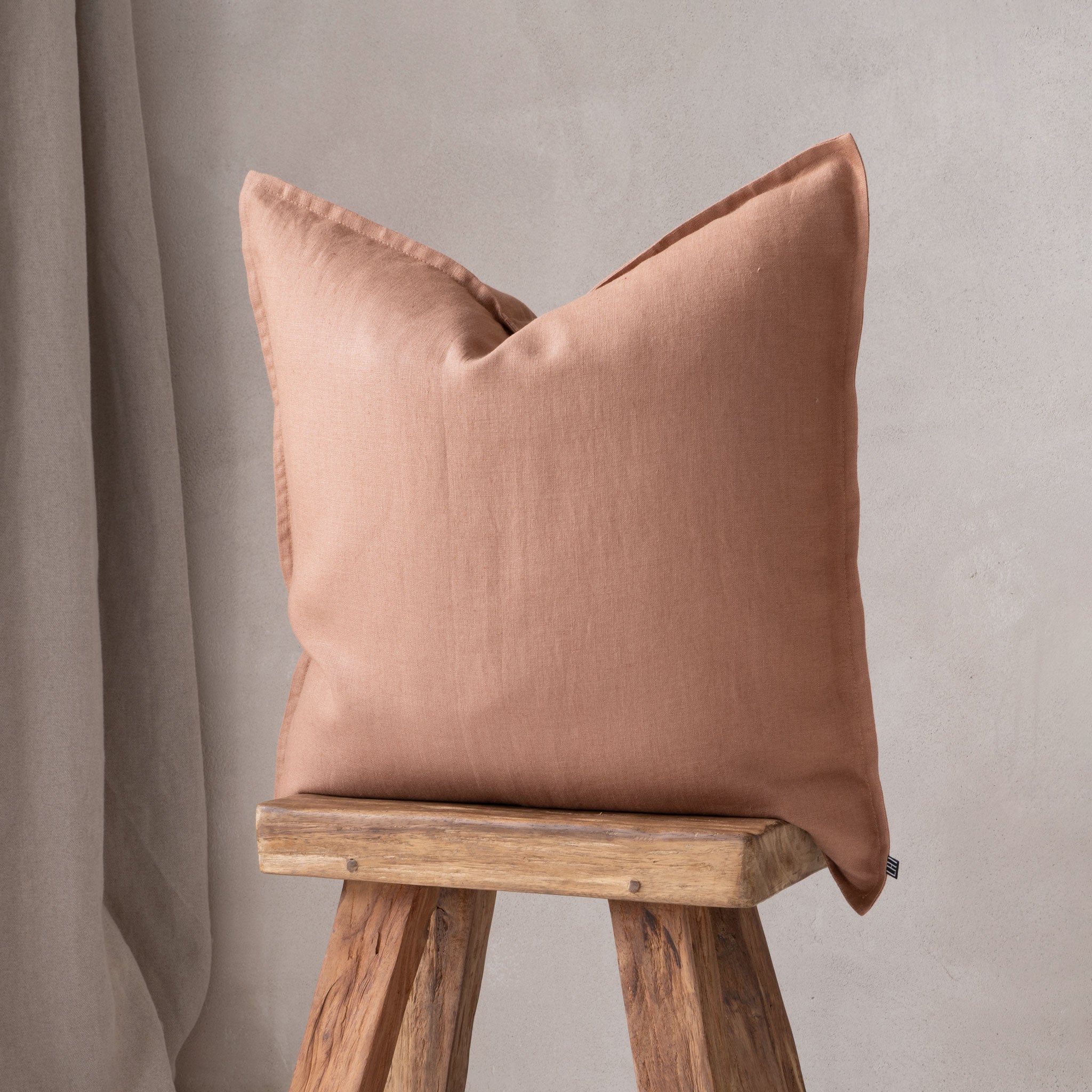 Linen pillow cover Camel