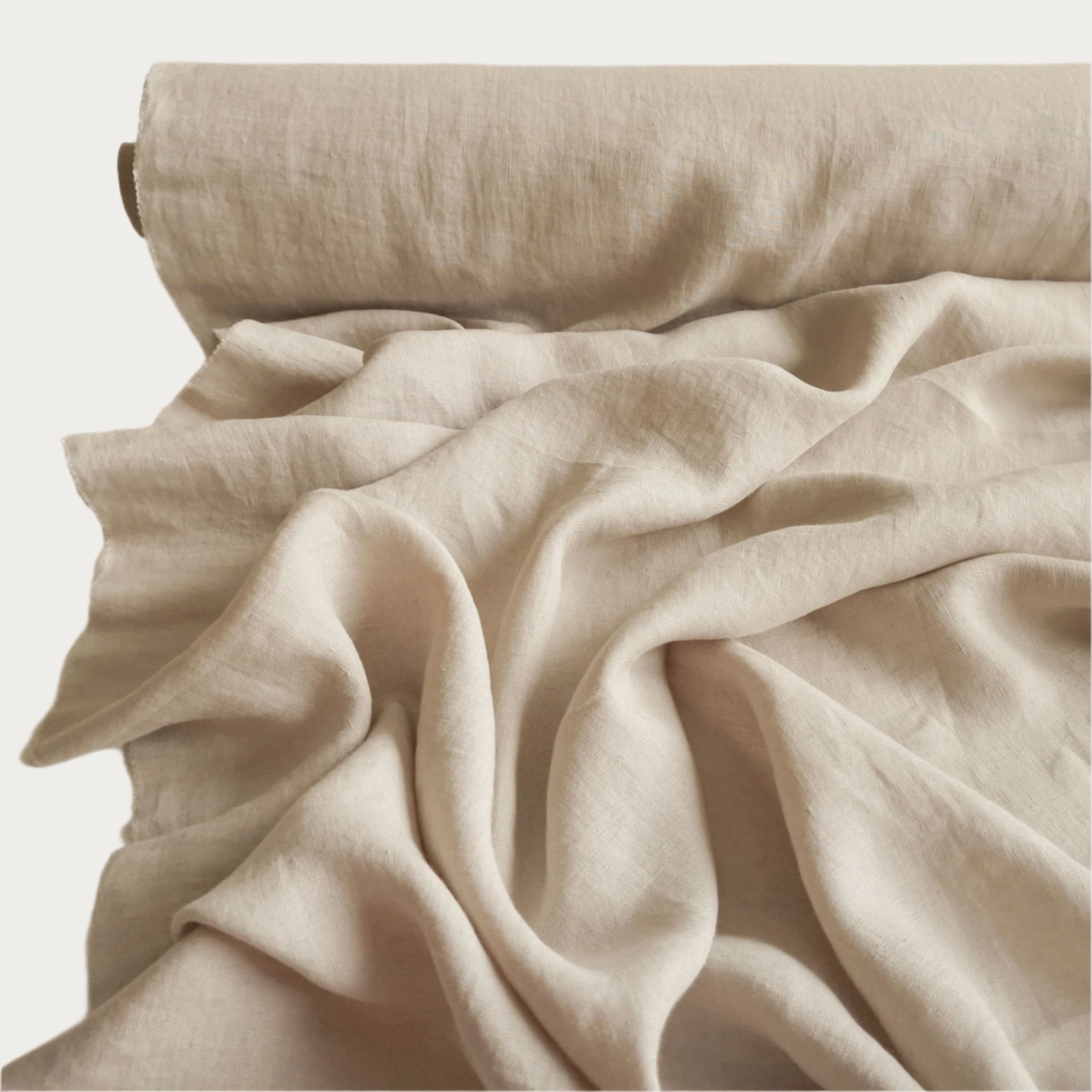 Linen fabric Oatmeal
