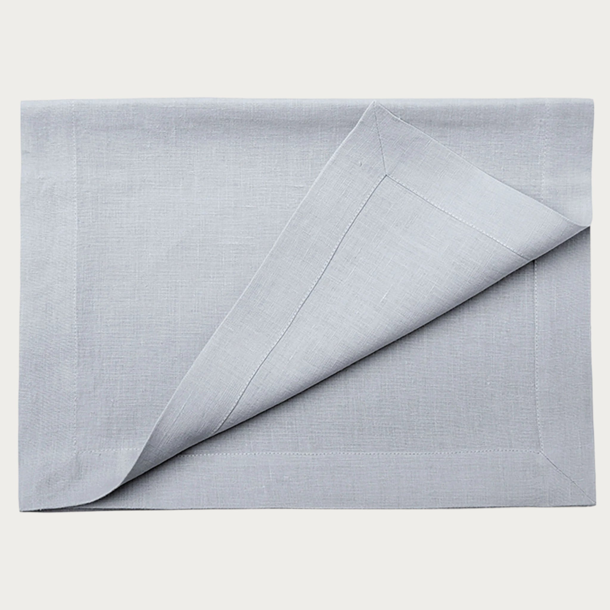 Linen table runner Dove grey