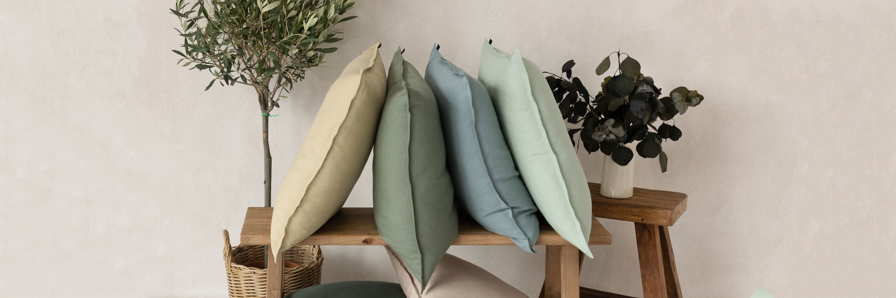Linen pillow covers