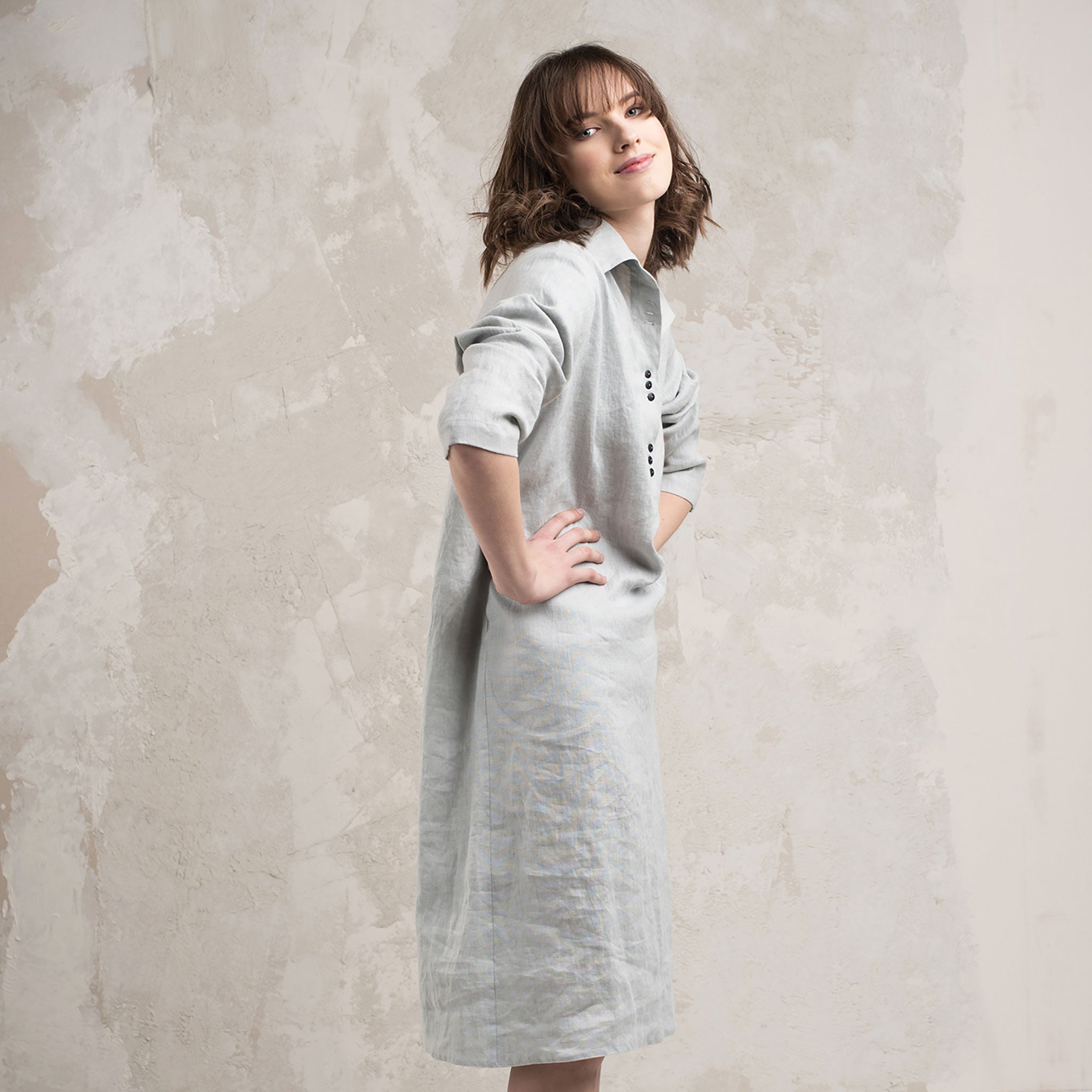 Everyday linen dress