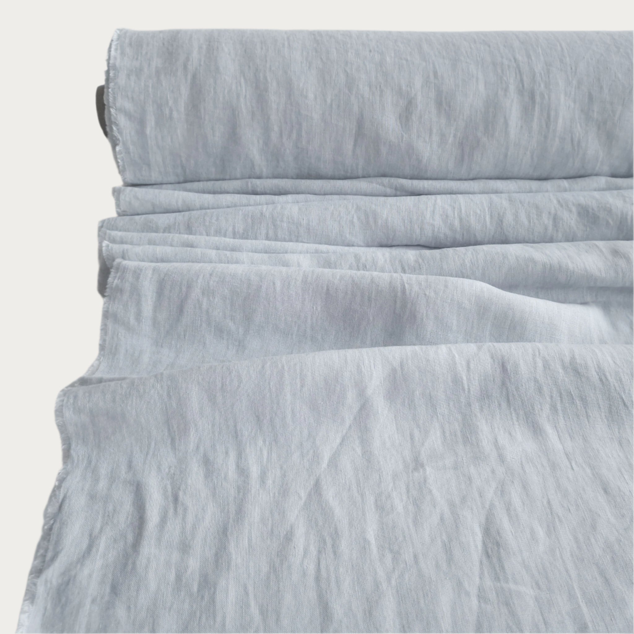Linen fabric Dove grey