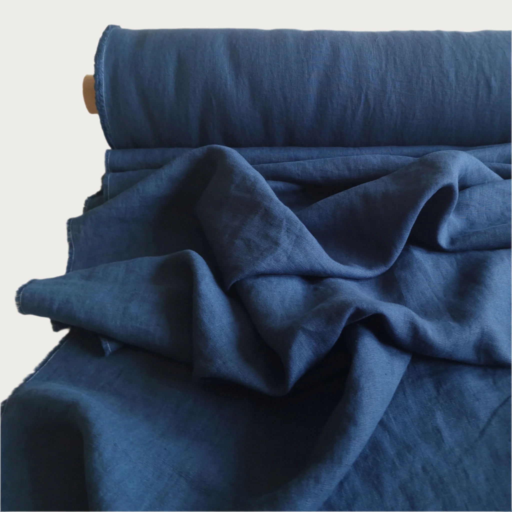 Linen fabric Indigo