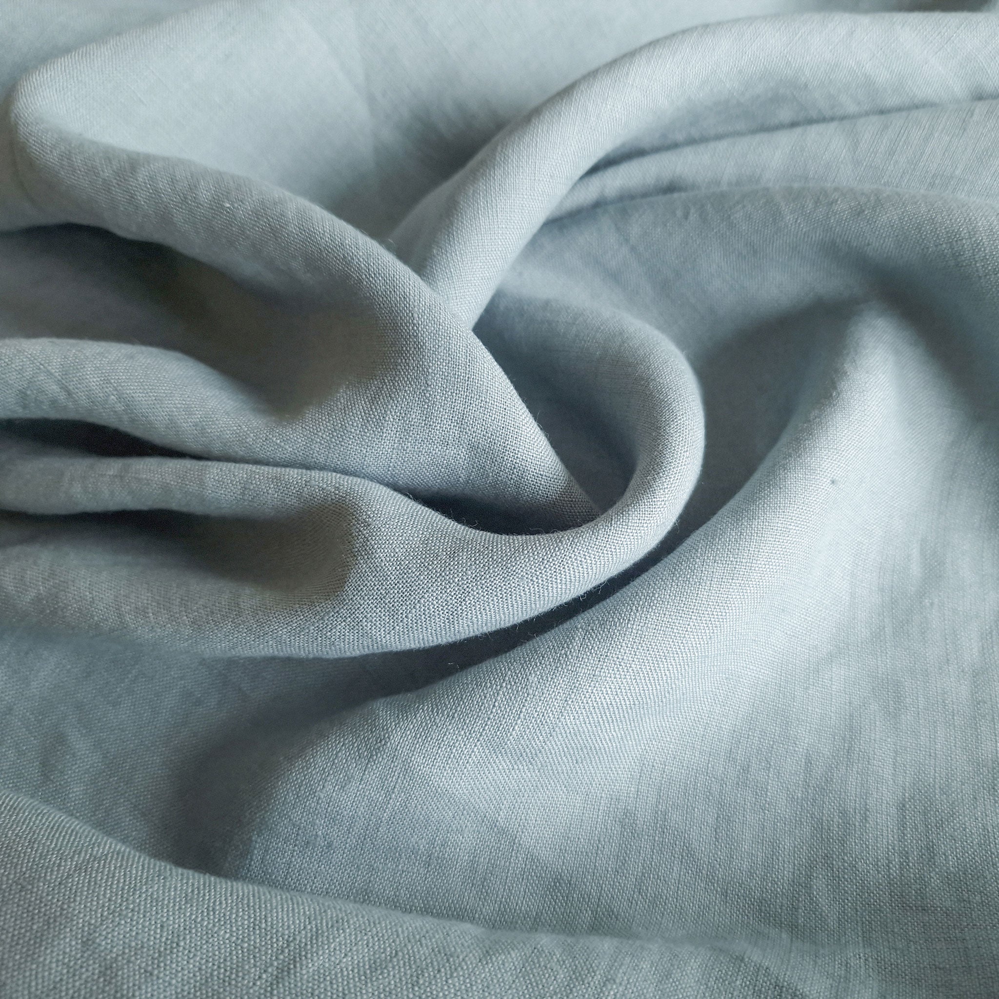 Linen fabric Ice mint