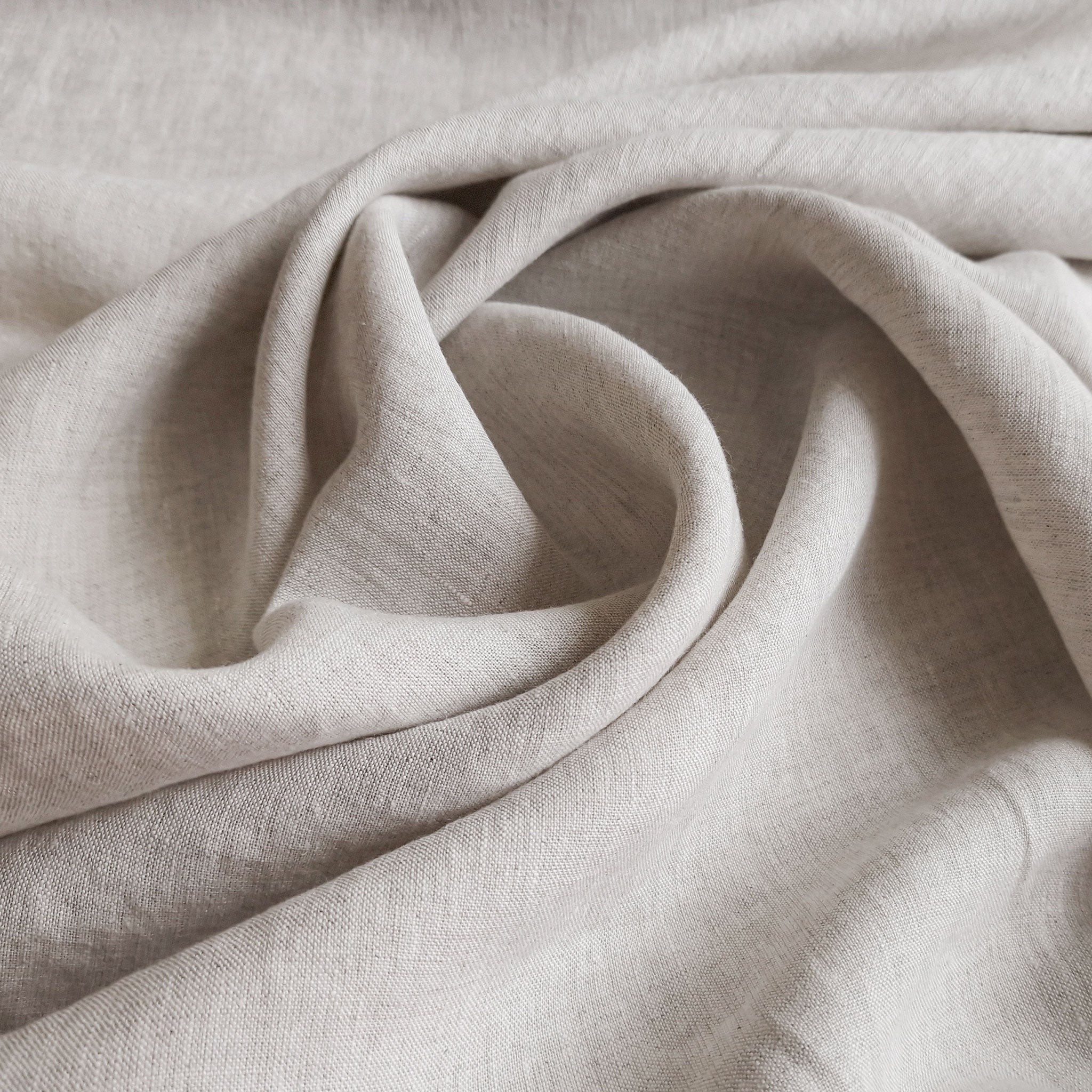 Linen fabric Natural melange