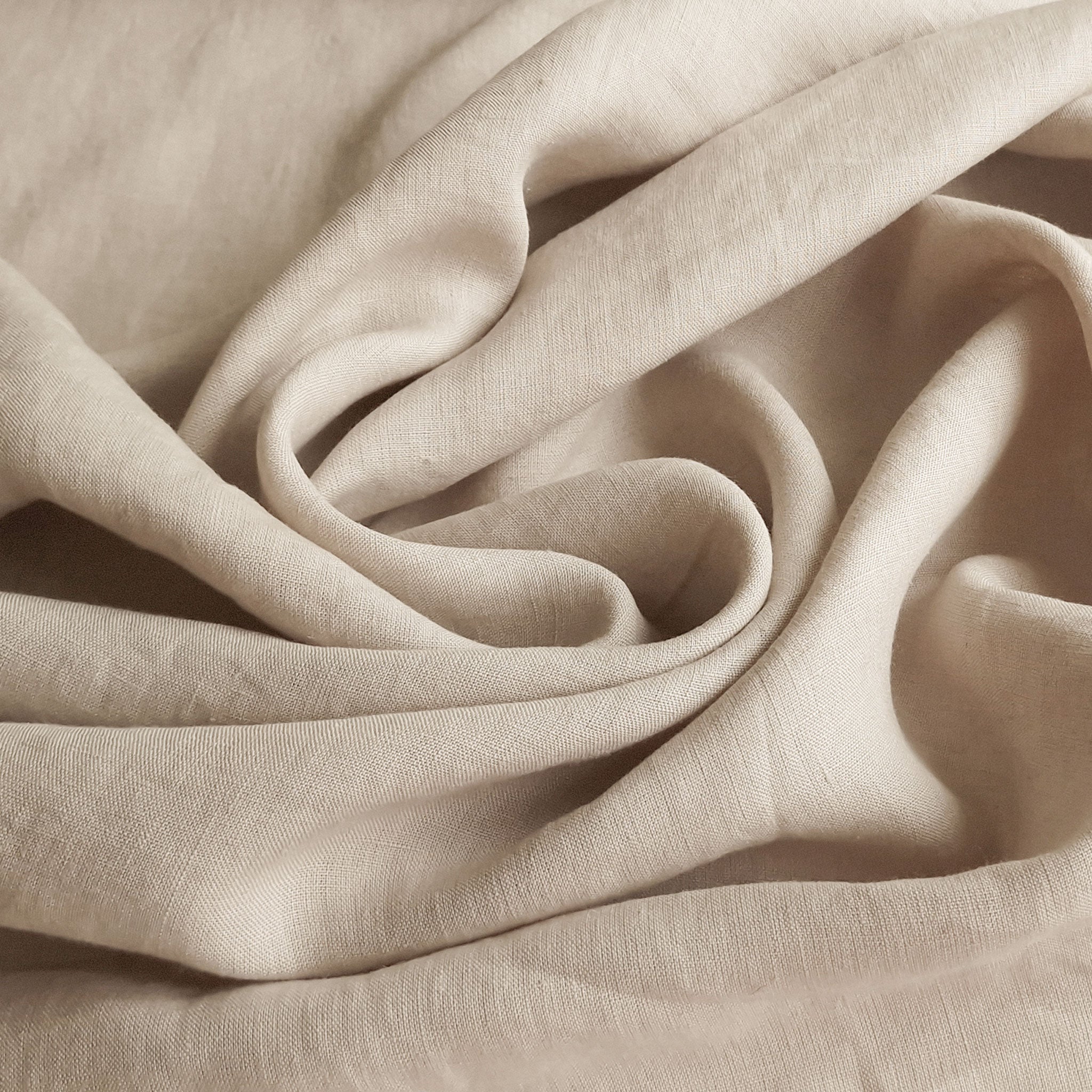 Linen fabric Oatmeal