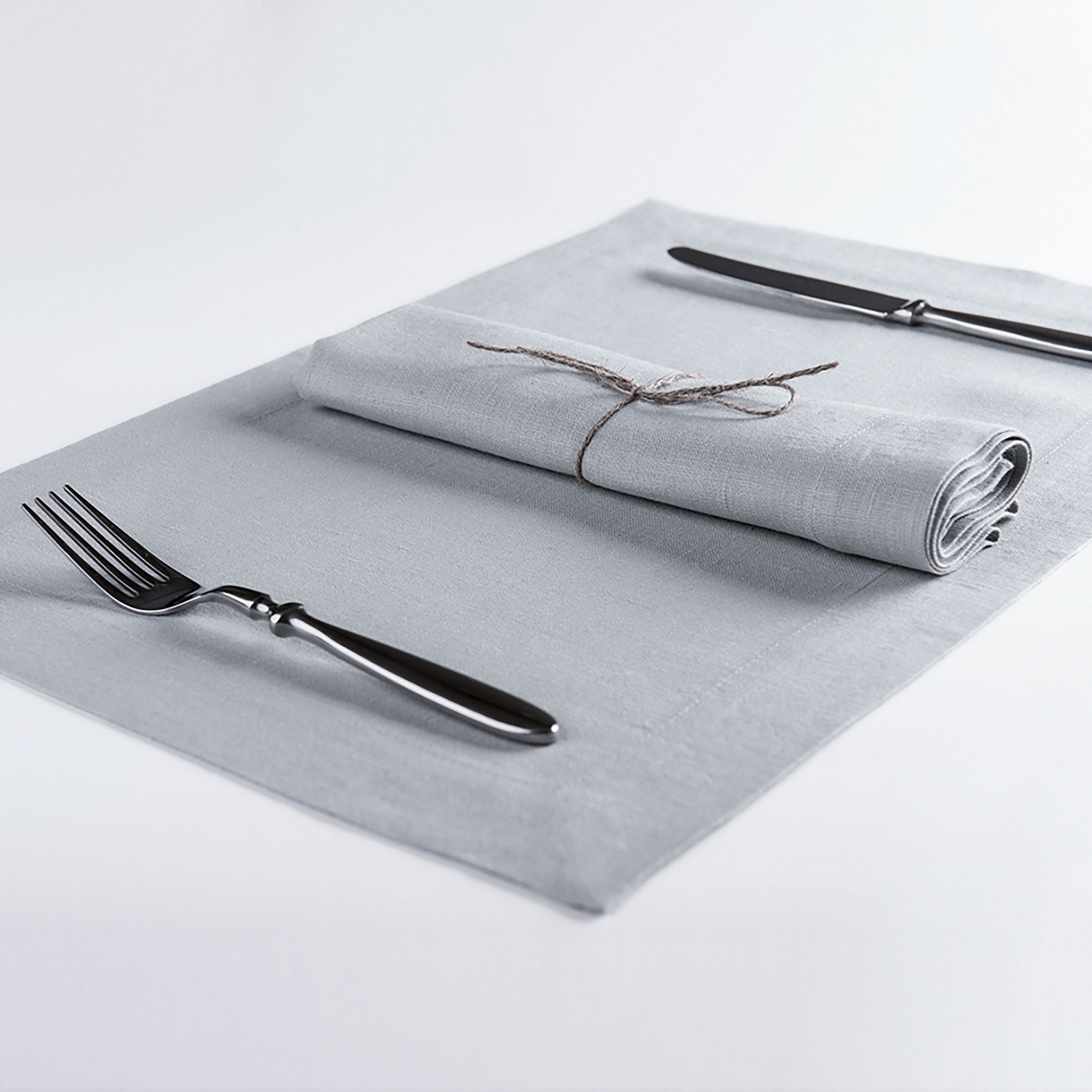 Linen placemat Dove grey
