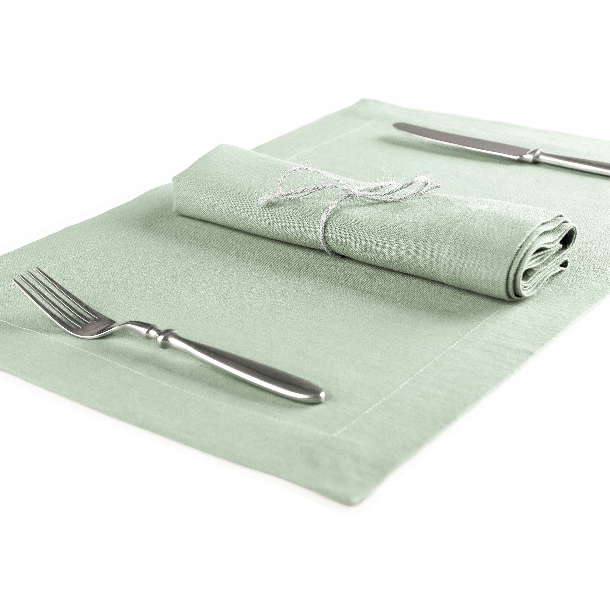 Linen placemat Spice mint