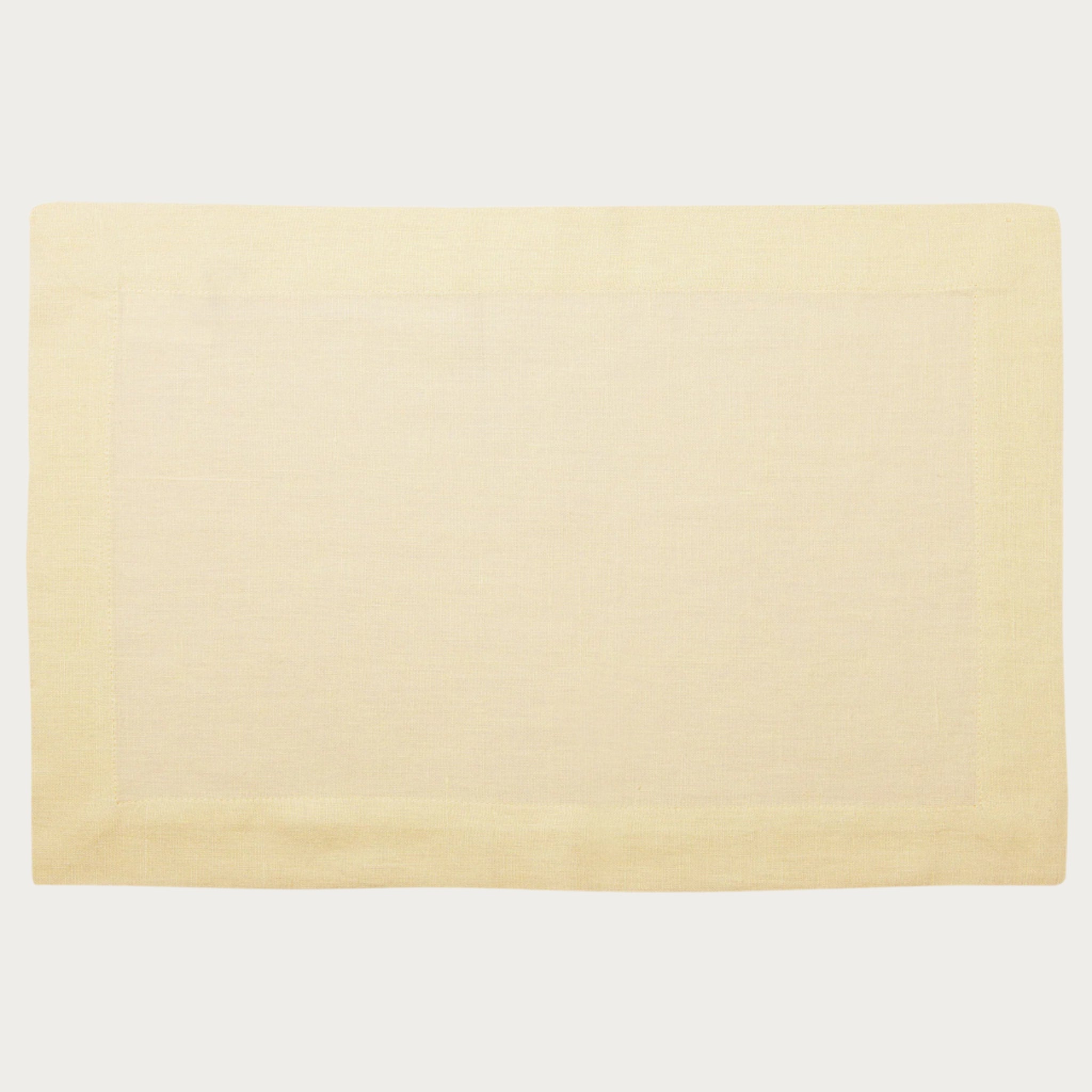 Linen placemat Butter yellow
