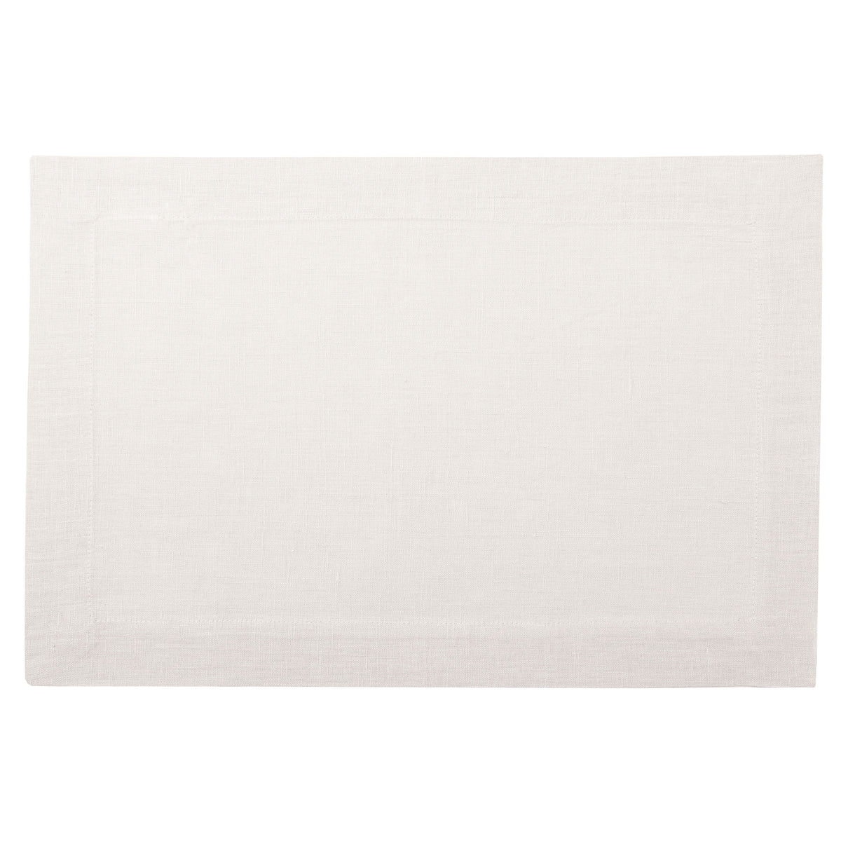 Linen placemat Cloud white