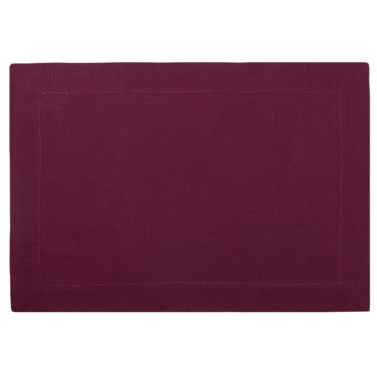 Linen placemat Deep Burgundy