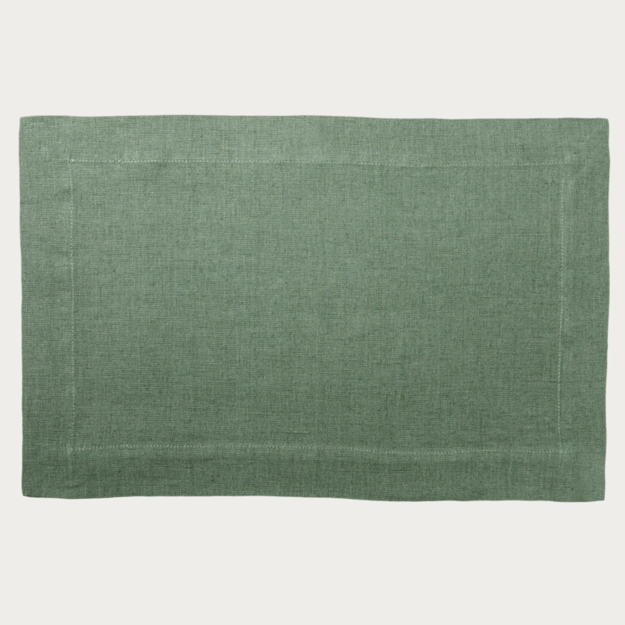 Linen placemat Moss green