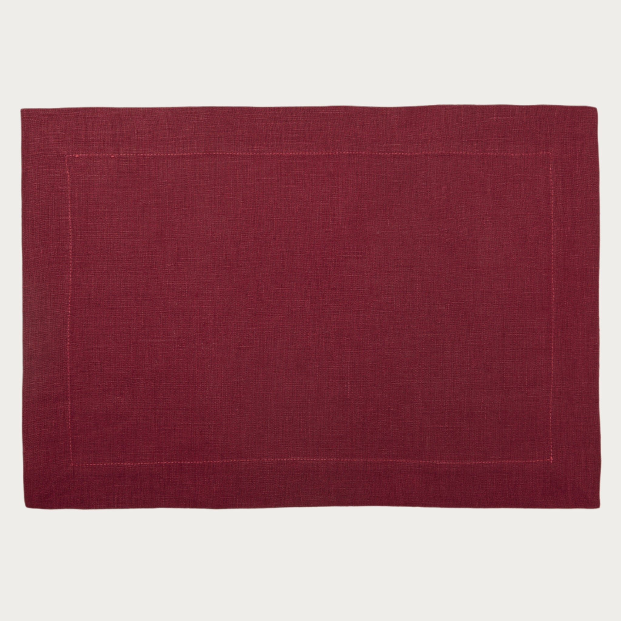 Linen placemat Wine