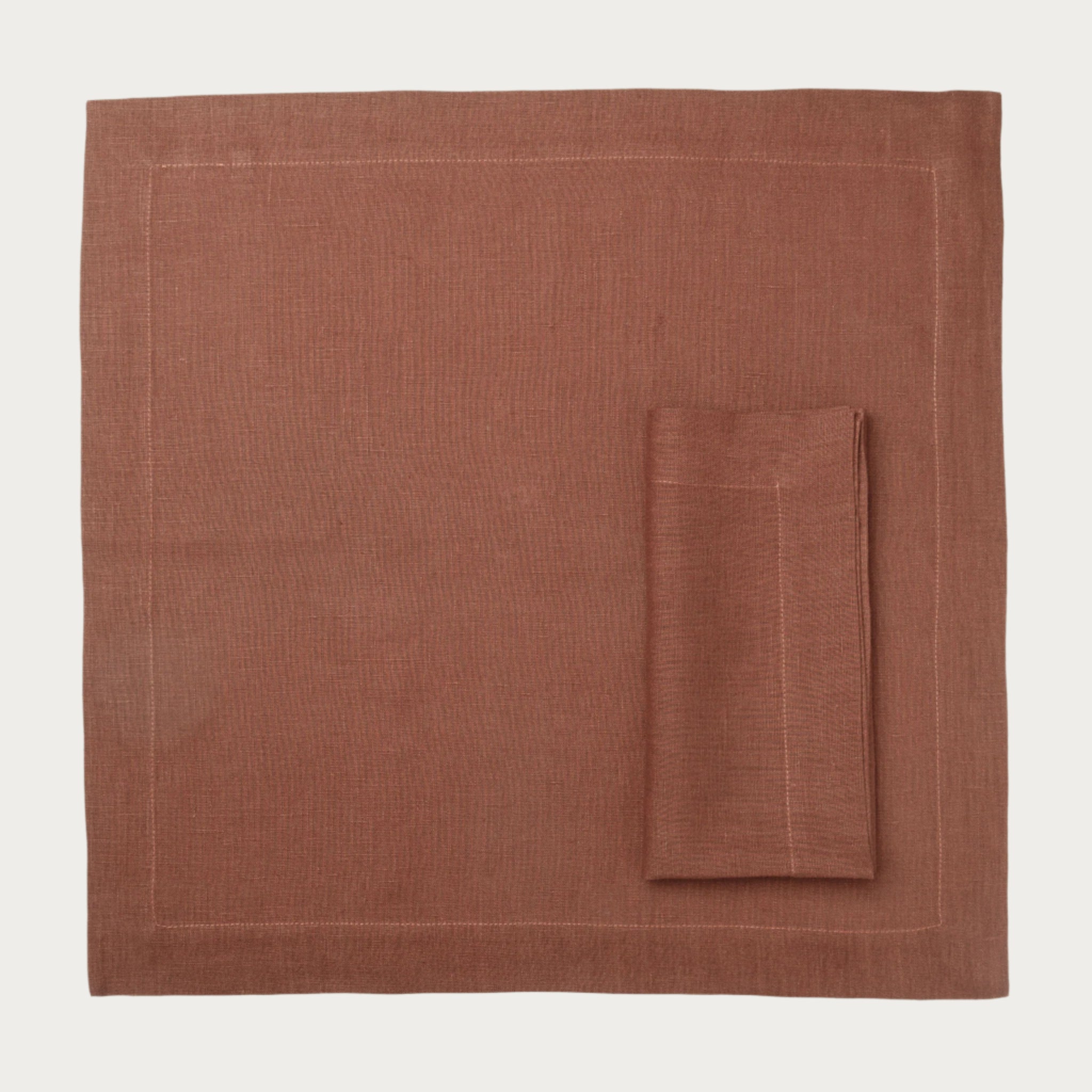 Linen table napkin Deep mocha