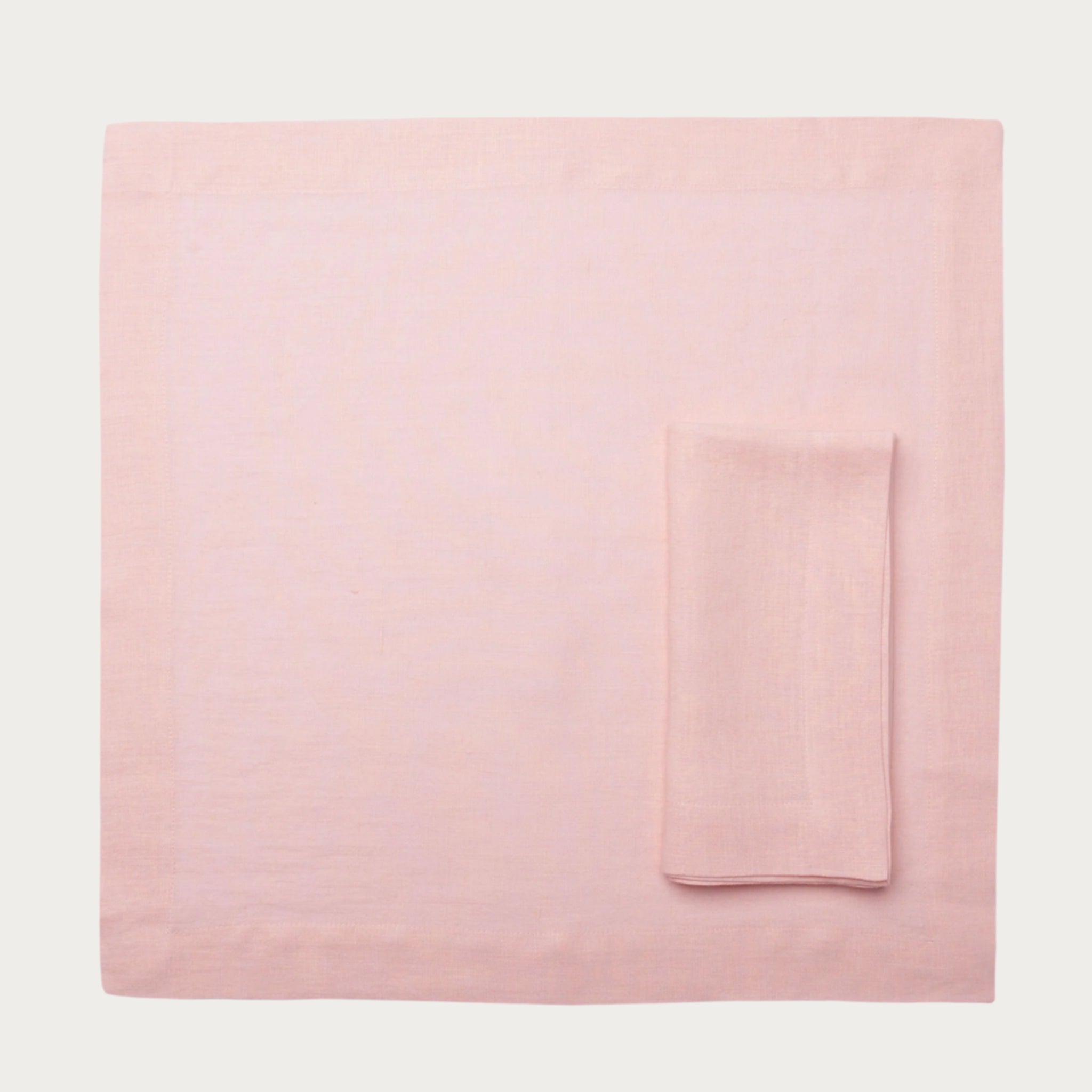 Linen table napkin Pale peach