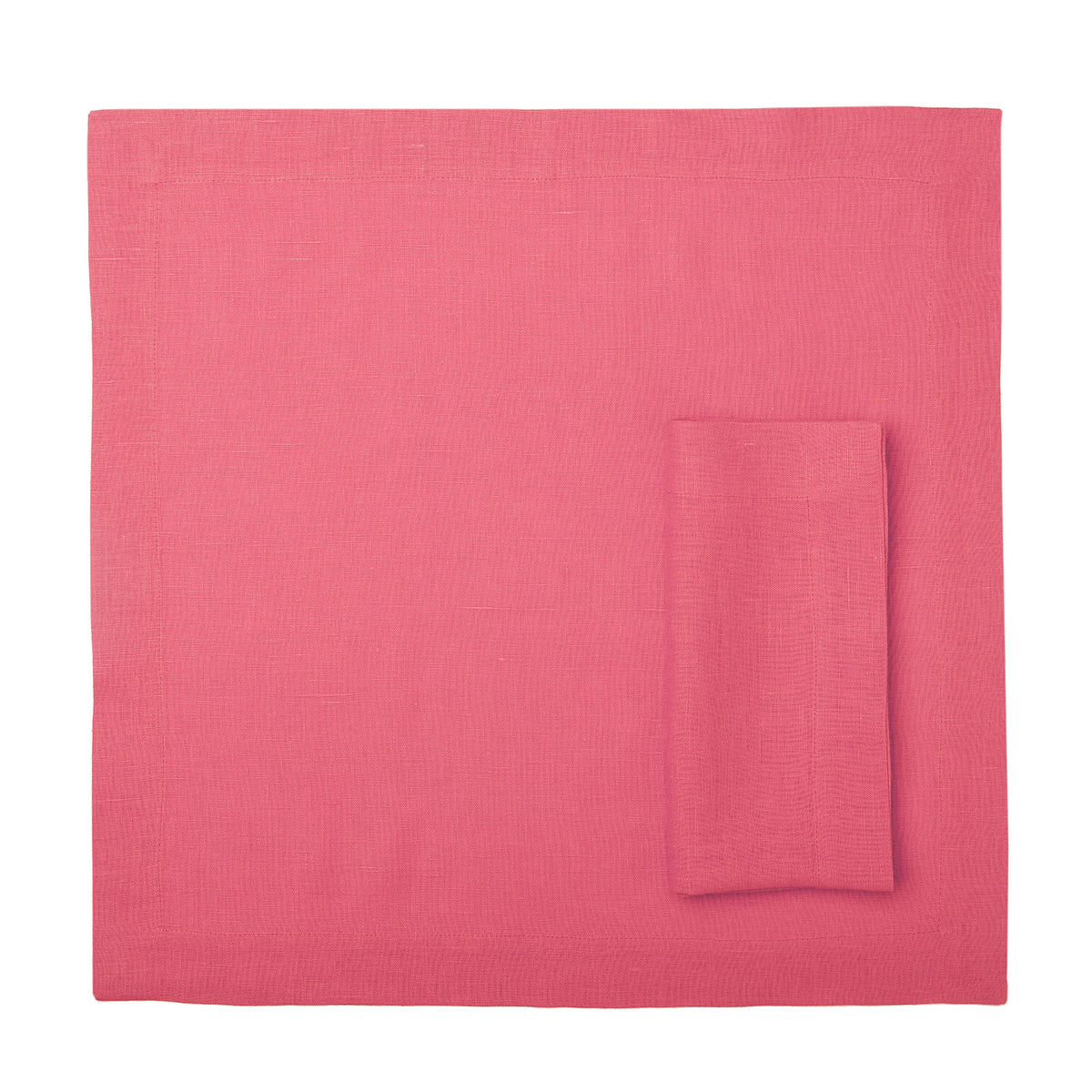 Linen table napkin Pink lemonade