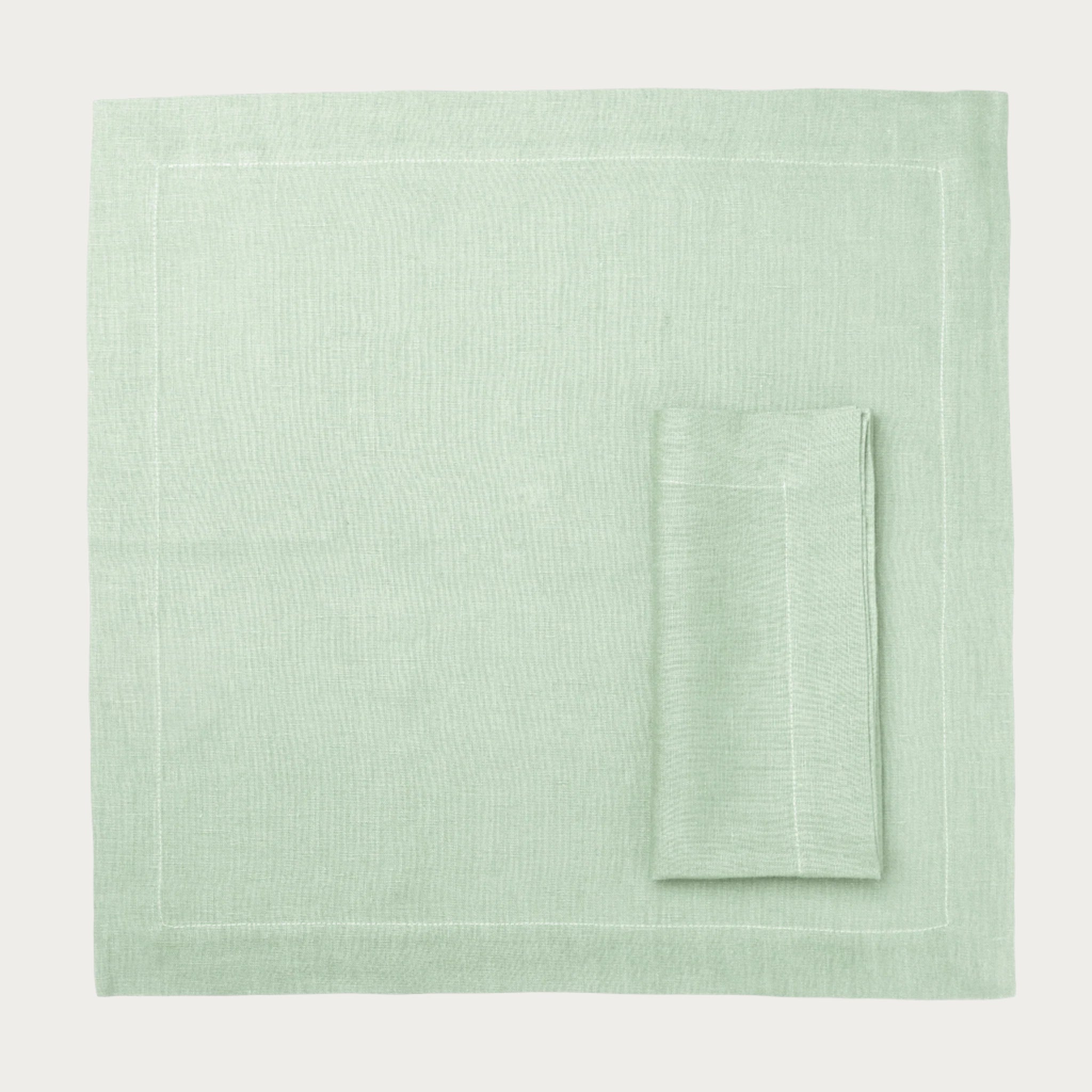 Linen table napkin Spice mint