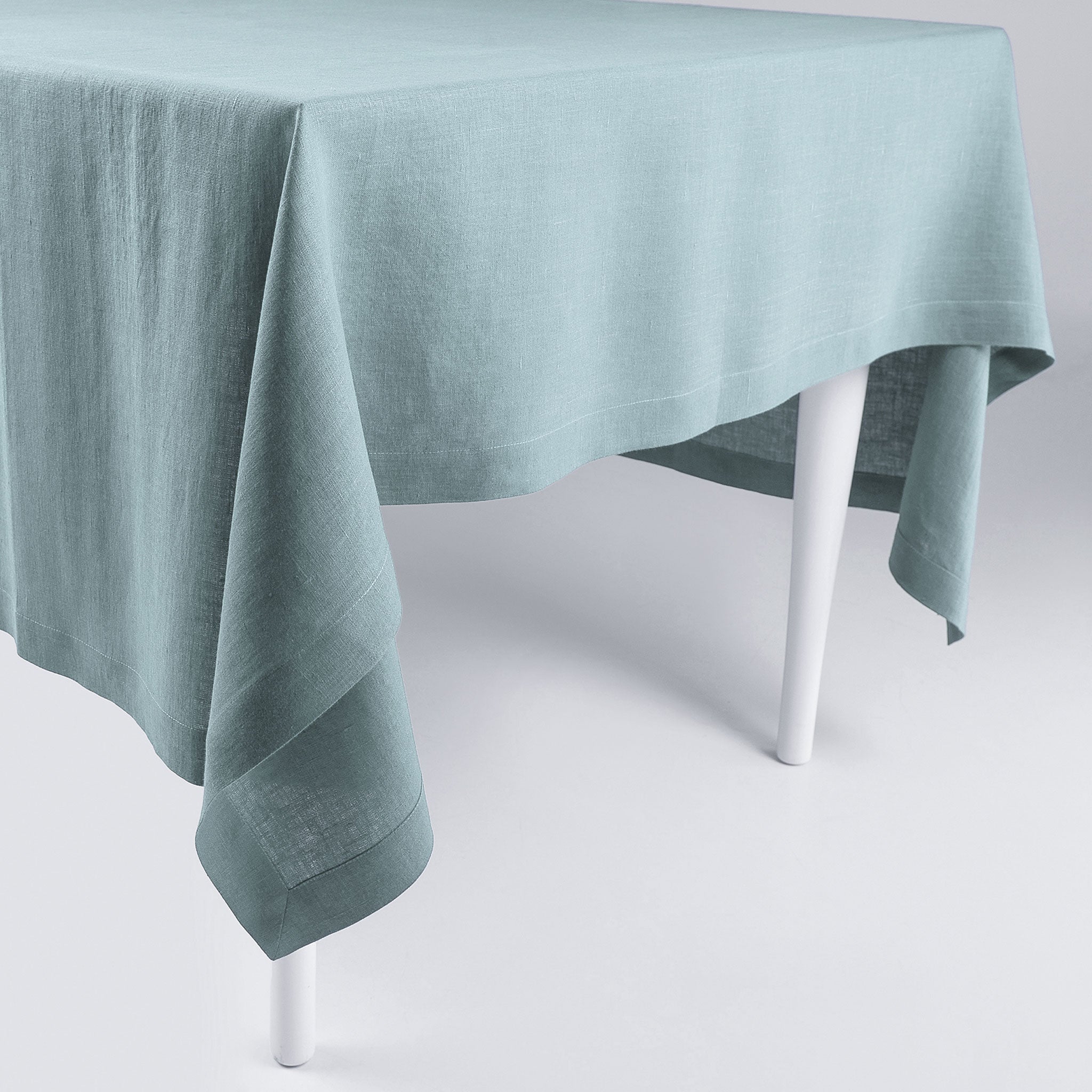 Linen tablecloth Ice mint
