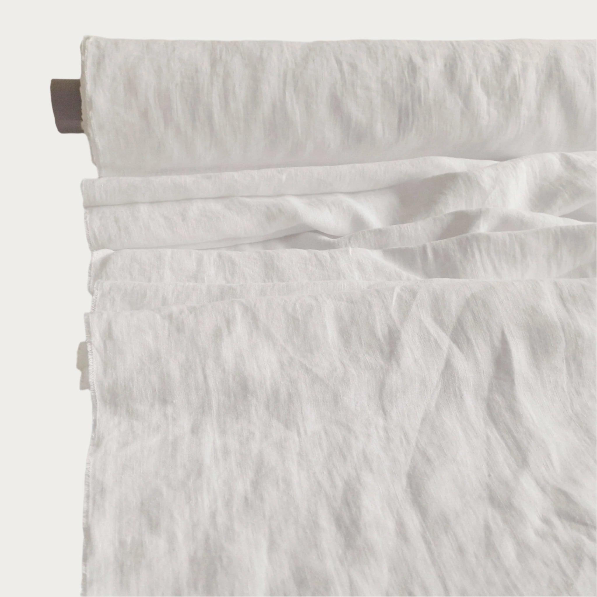 Linen fabric Off white