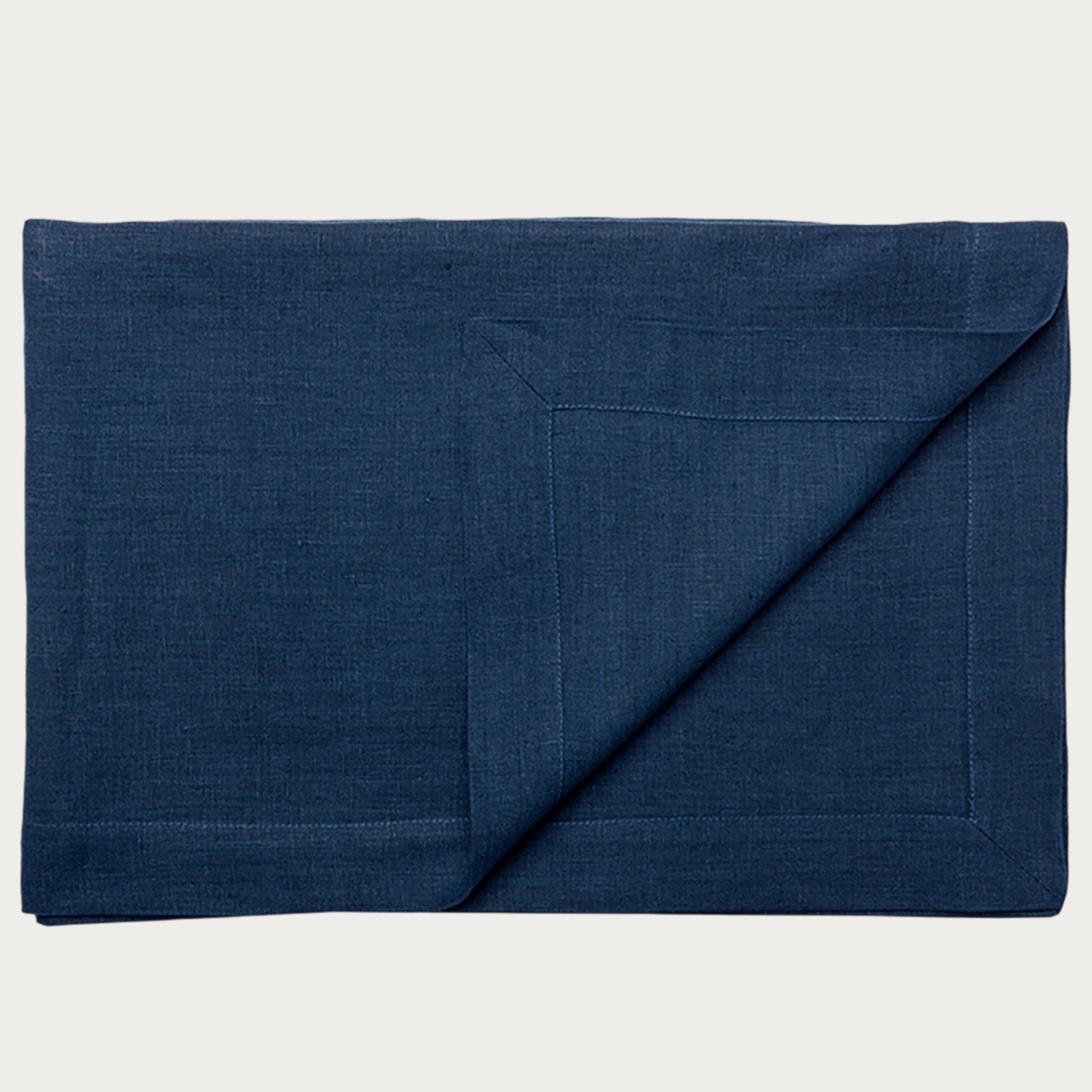 Linen tablecloth Indigo