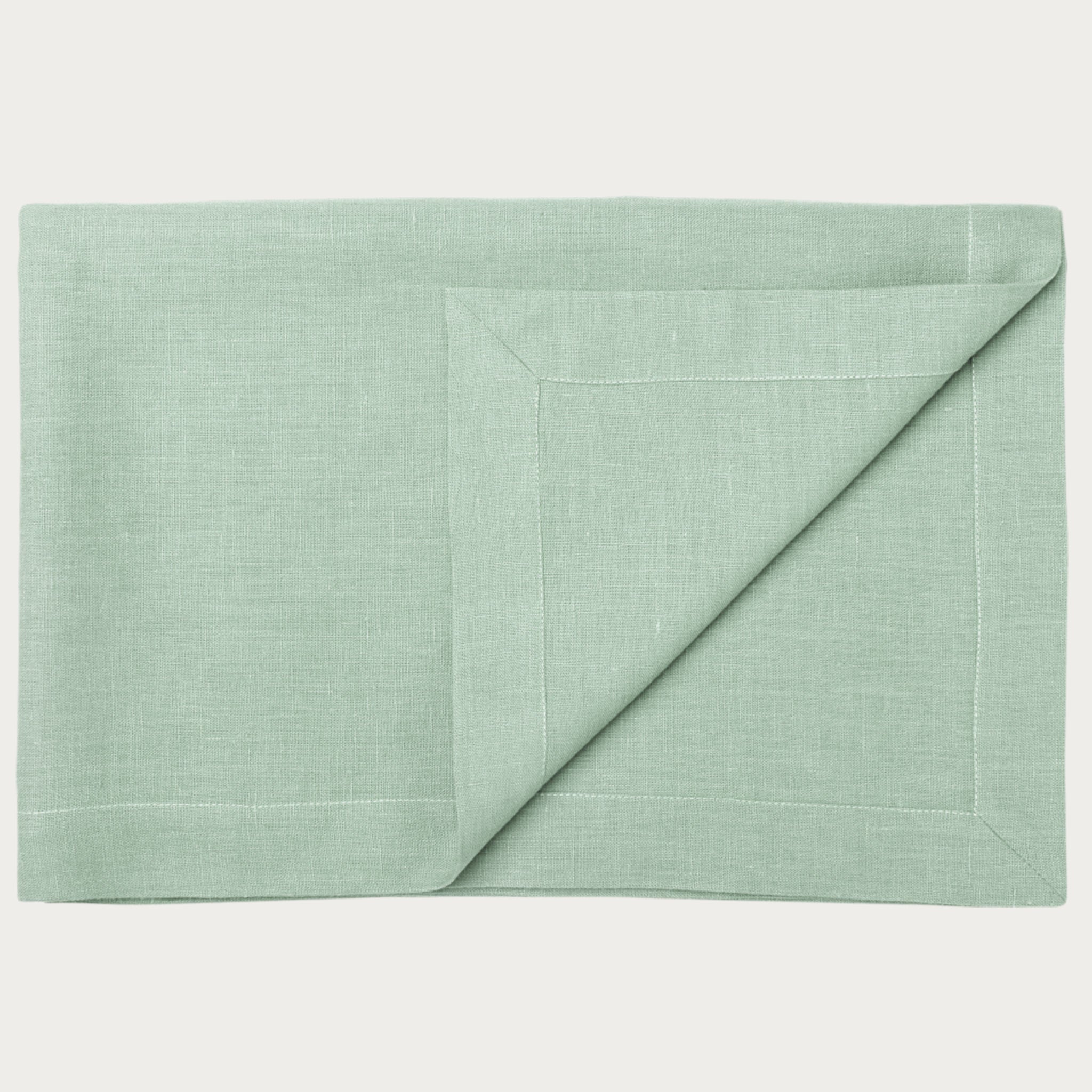 Linen tablecloth Spice mint